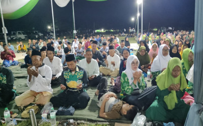 Keluarga Besar Nahdlatul Ulama (KBNU) Merbau Ambon Gelar Istighozah Memperingati Hari Santri Nasional 2024